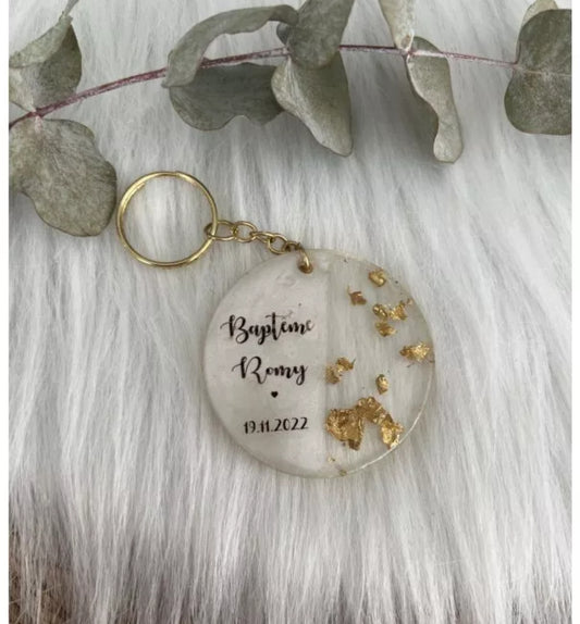 Porte clés baptême, mariage, anniversaire